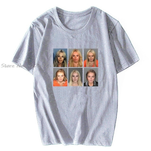 Lindsay Lohan Mugshot Tee by White Market