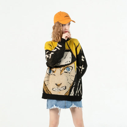 Naruto Knitted Sweater by White Market