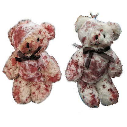 Bloody Teddy Bear Keychain by White Market