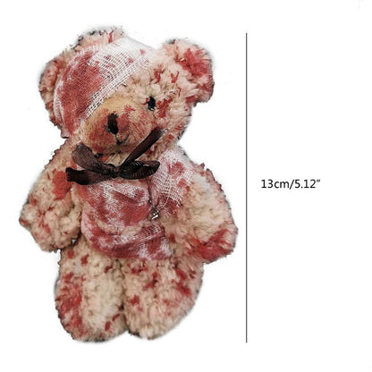 Bloody Teddy Bear Keychain by White Market