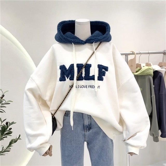 Man I Love Friday Milf Hoodie by White Market