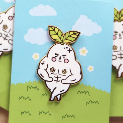 Macho Radish Spirit Pin by White Market