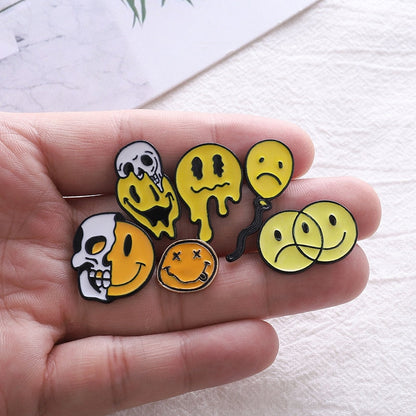 Happy Faces Pins by White Market