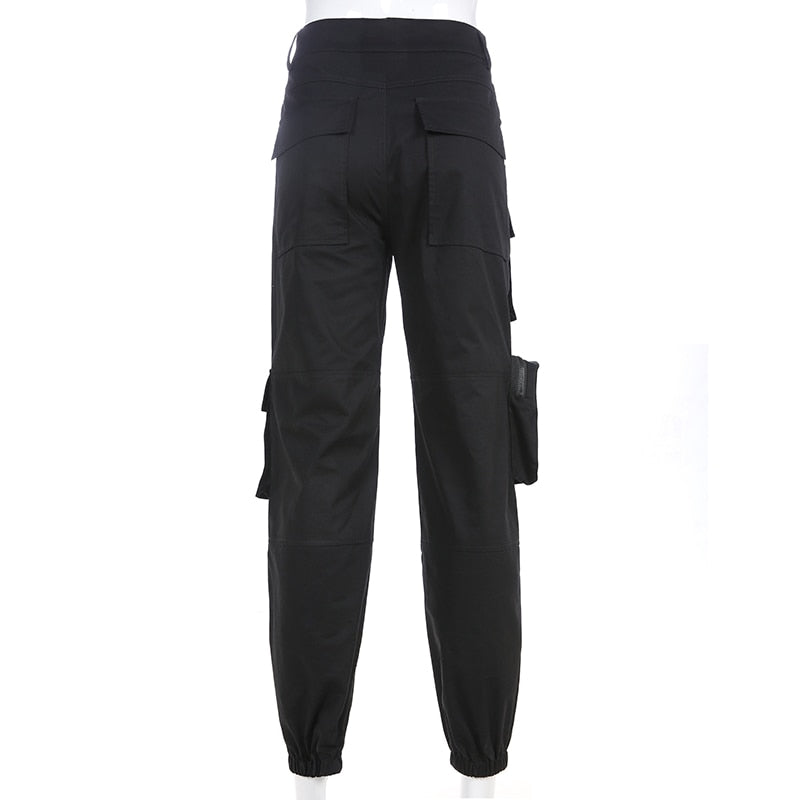 Safari Cargo High Waist Trousers by White Market