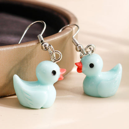 Yellow Rubber Duck Earring by White Market