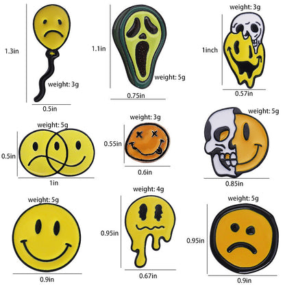 Happy Faces Pins by White Market