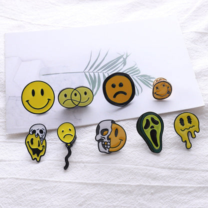 Happy Faces Pins by White Market