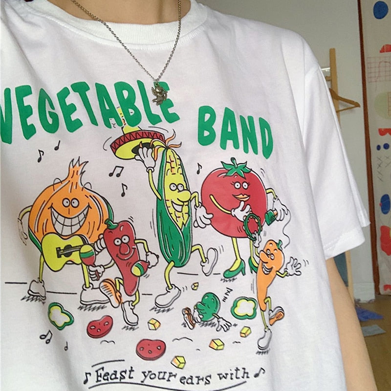 Vegetable Band Tee by White Market