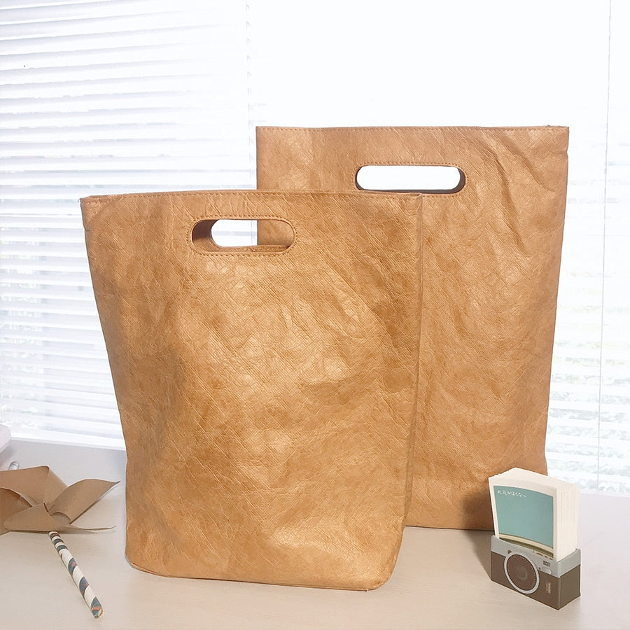 Vegan Leather "Paper" Bag by White Market