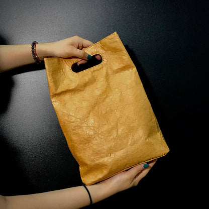 Vegan Leather "Paper" Bag by White Market