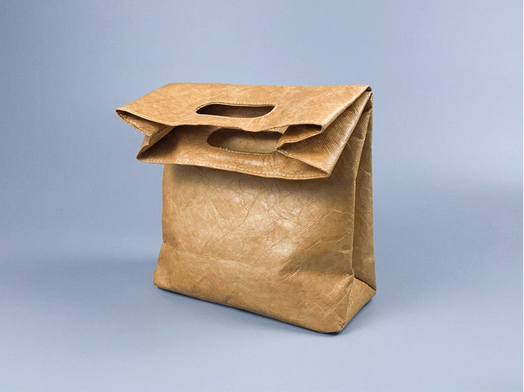 Vegan Leather "Paper" Bag by White Market