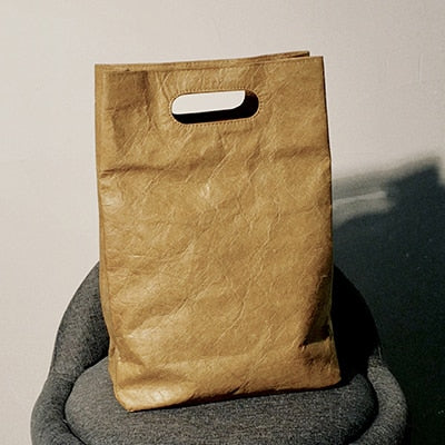 Vegan Leather "Paper" Bag by White Market