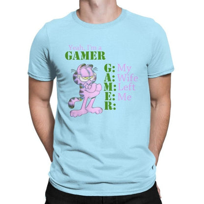 "Yeah I'm A Gamer" Garfield Tee by White Market