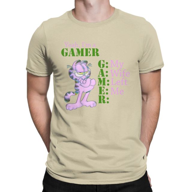 "Yeah I'm A Gamer" Garfield Tee by White Market