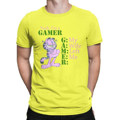 "Yeah I'm A Gamer" Garfield Tee by White Market