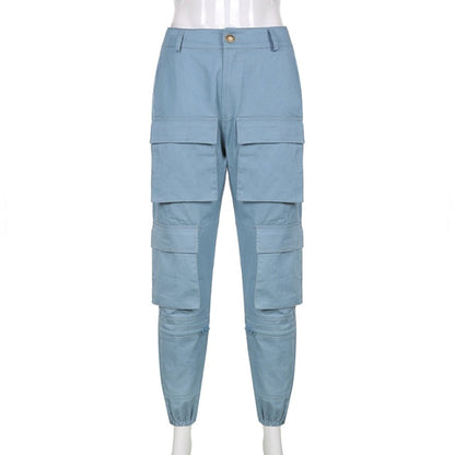 Safari Cargo High Waist Trousers by White Market