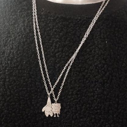 Spongebob Patrick Friendship Necklace by White Market