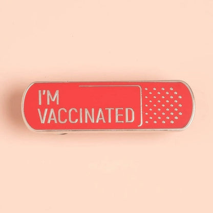 I'm Vaccinated Pin by White Market