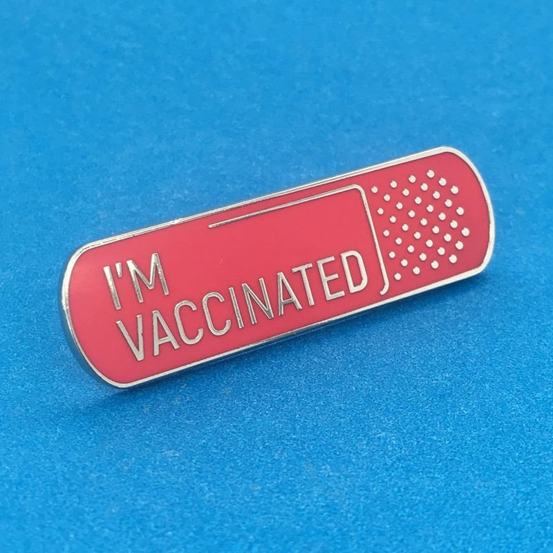 I'm Vaccinated Pin by White Market