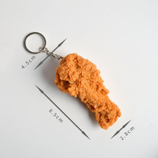 Fried Chicken Keychains by White Market