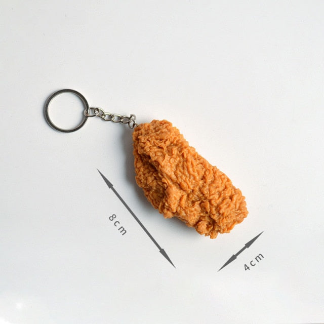 Fried Chicken Keychains by White Market