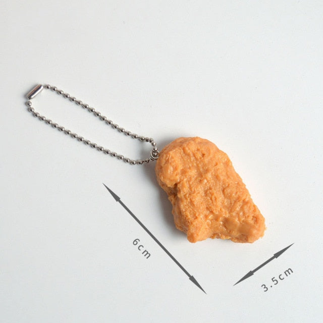 Fried Chicken Keychains by White Market