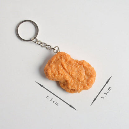 Fried Chicken Keychains by White Market