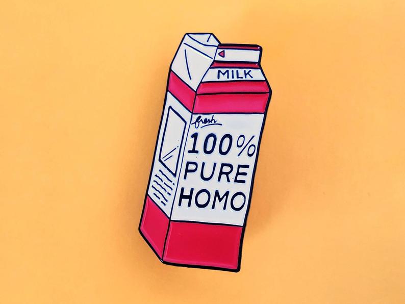 100% Pure Homo Pin by White Market