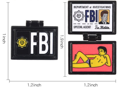 FBI Simpson Pin by White Market