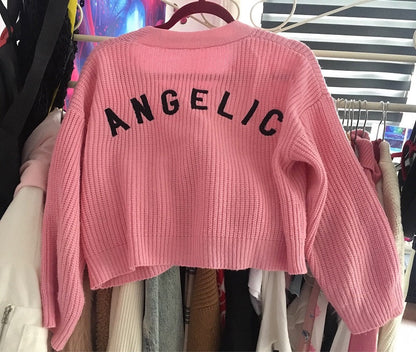 Oversized Angelic Cardigan by White Market