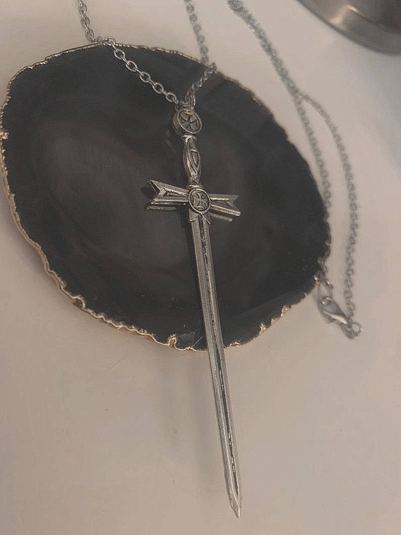 Sword Necklace by White Market