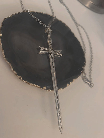 Sword Necklace by White Market