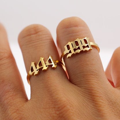 Lucky Angel Number Rings by White Market