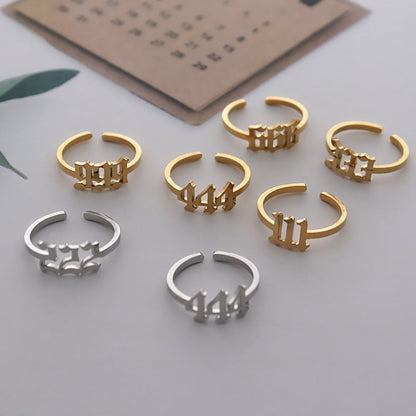 Lucky Angel Number Rings by White Market