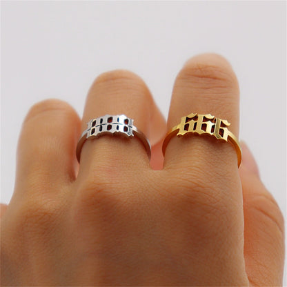 Lucky Angel Number Rings by White Market