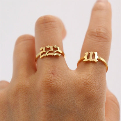 Lucky Angel Number Rings by White Market