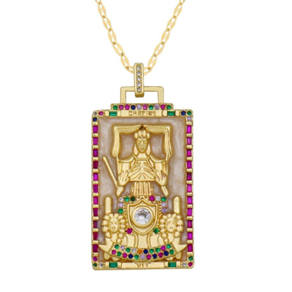 Diamond Tarot Card Necklaces by White Market