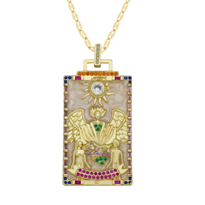 Diamond Tarot Card Necklaces by White Market