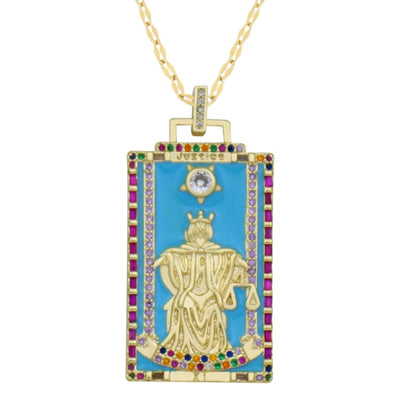 Diamond Tarot Card Necklaces by White Market