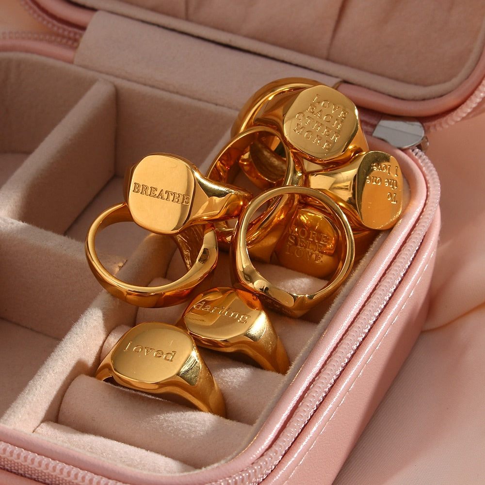 Engraved Rings by White Market