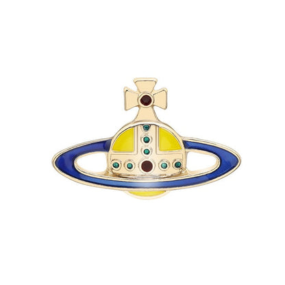 Cosmic Spaceship Pin by White Market