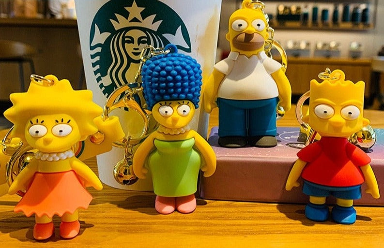 Simpson Keychain by White Market