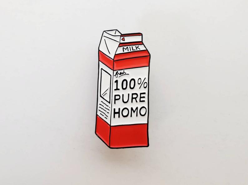 100% Pure Homo Pin by White Market