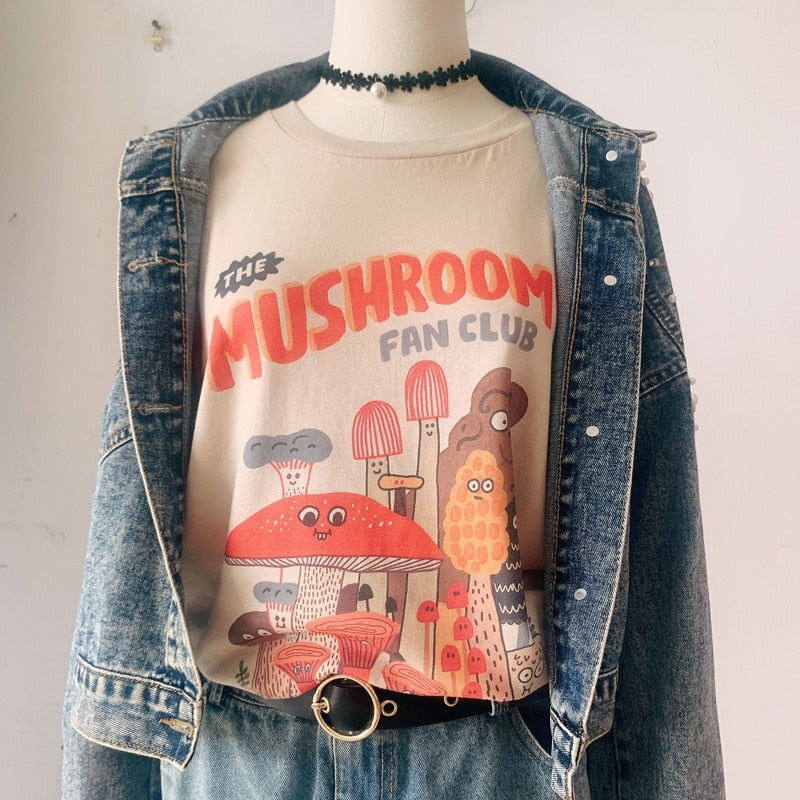 Mushroom Fan Club Tee by White Market