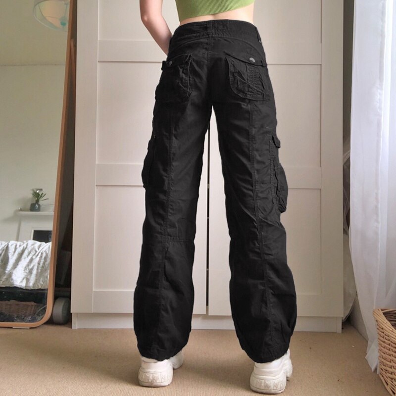 Y2K Unisex Cargo Trousers by White Market