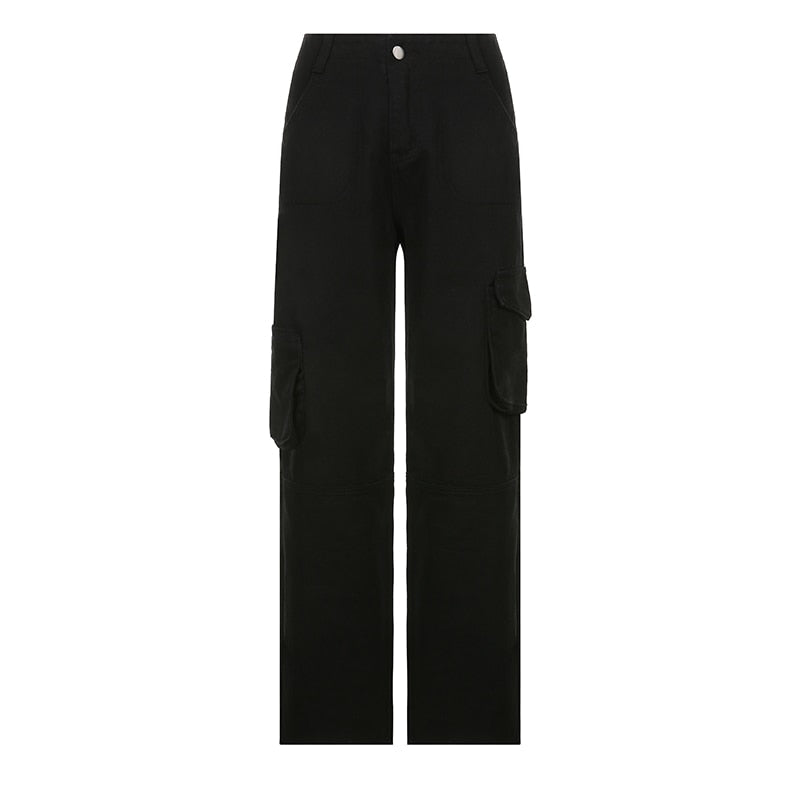 Y2K Unisex Cargo Trousers by White Market