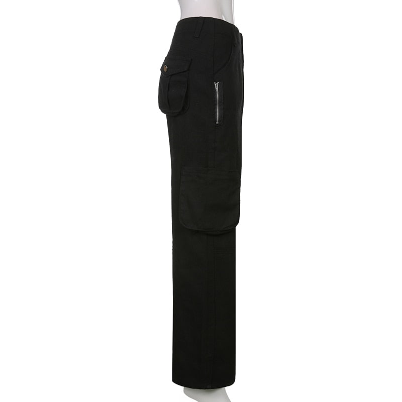 Y2K Unisex Cargo Trousers by White Market