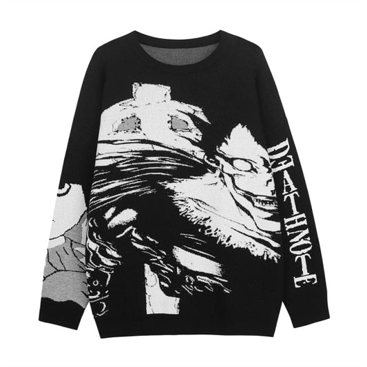 Death Note Knitted Sweater by White Market