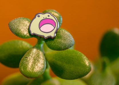 Screaming Frog Pin by White Market