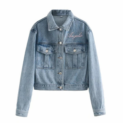 Angelic Denim Jacket by White Market